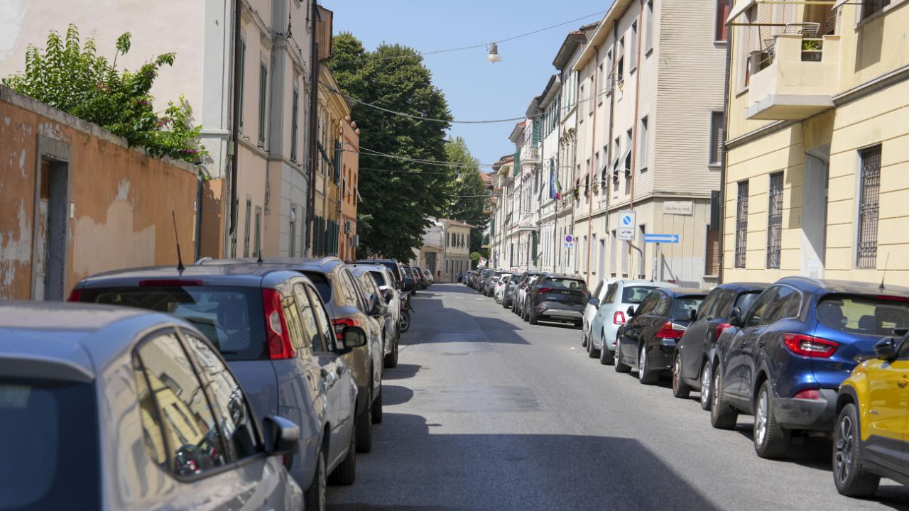 Via Borsi, una delle strade al centro del tema viabilità