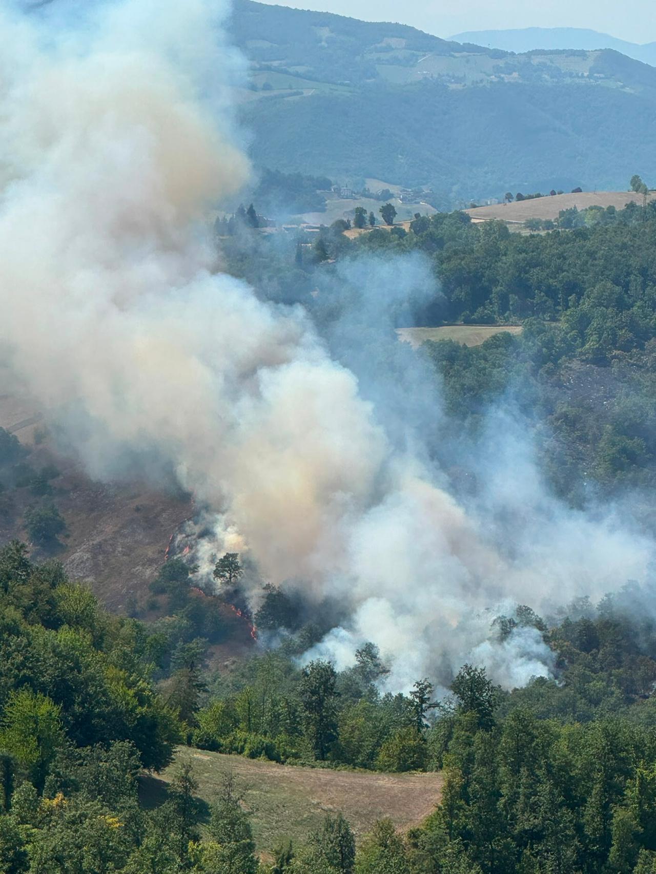 Incendio a Vedriano, terzo giorno di operazioni: il vento torna ad alimentare le fiamme – Gli aggiornamenti