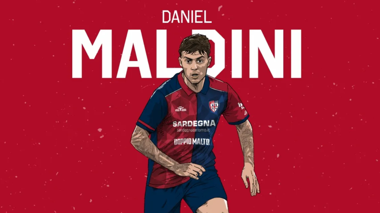 Cagliari, arriva Daniel Maldini: il figlio d’arte sbarca in rossoblù