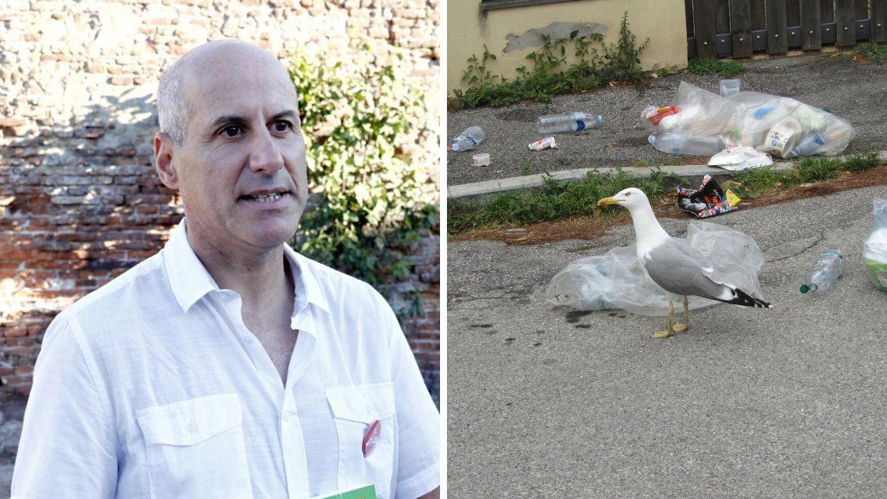 
	A sx&nbsp;Marco Dinetti, responsabile ecologia urbana di Lipu


