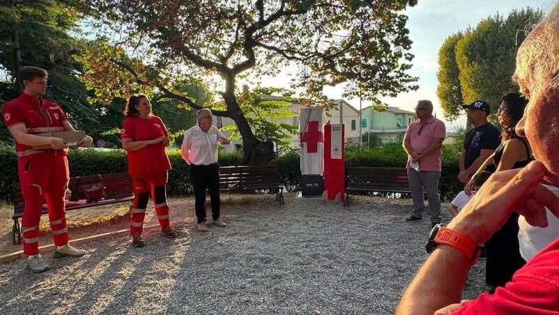 Un momento dell'inaugurazione
