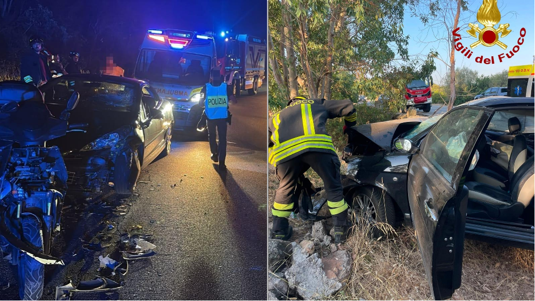 Due incidenti sulla strada provinciale 59: due persone ferite, interviene l’elisoccorso