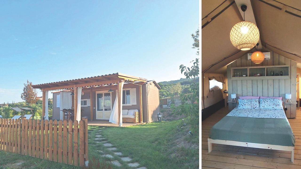 Il glamping a Chianni 