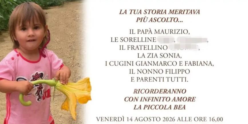 L’ultimo addio alla piccola Beatrice: fissati i funerali, timori sulla folla – Ecco perché