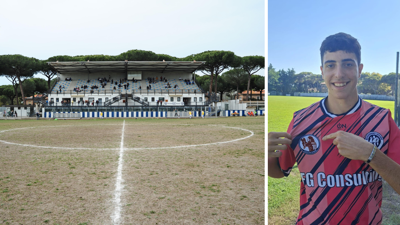 
	Lo stadio Solvay e la maglia speciale del Rosignano

