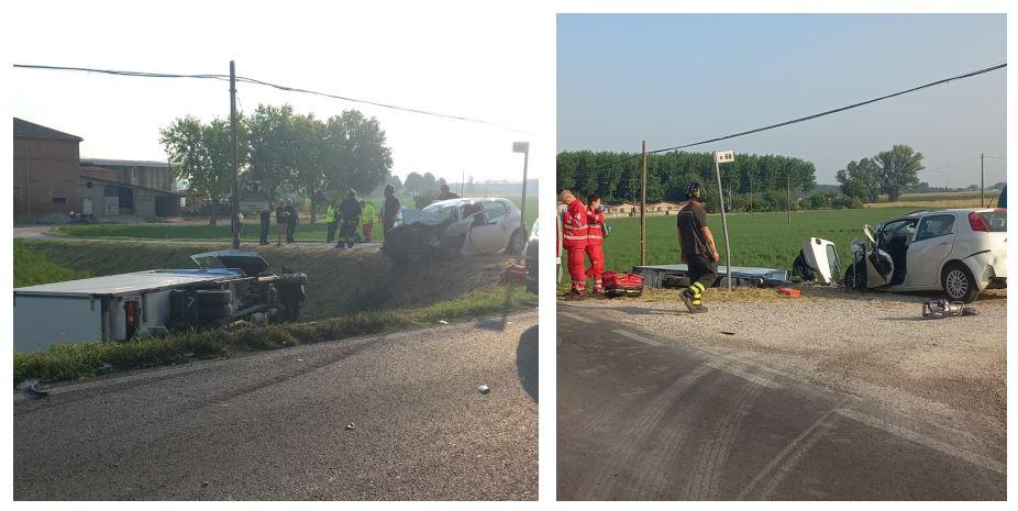 Scontro a Villarotta: grave un uomo di 60 anni