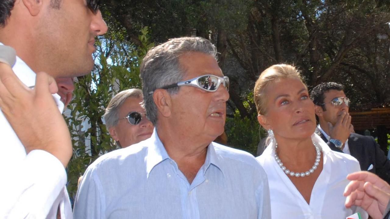 Silvia Monti con Carlo De Benedetti