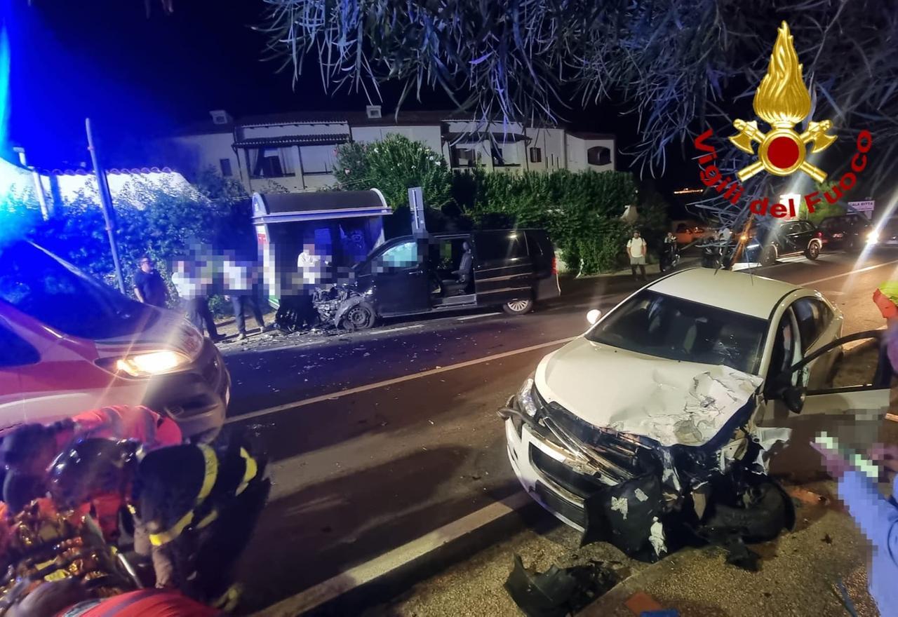 Arzachena, scontro tra due auto: sei feriti in ospedale