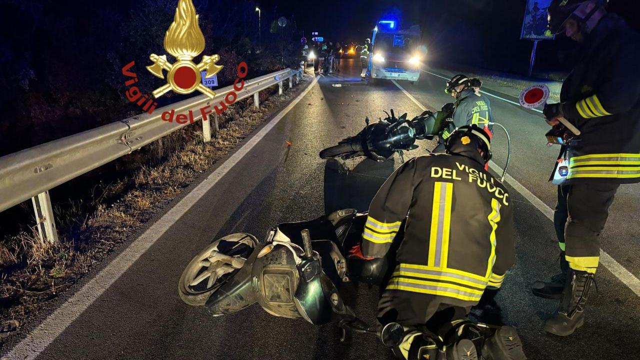 Scontro tra due moto sulla 125 a Olbia, quattro persone ferite