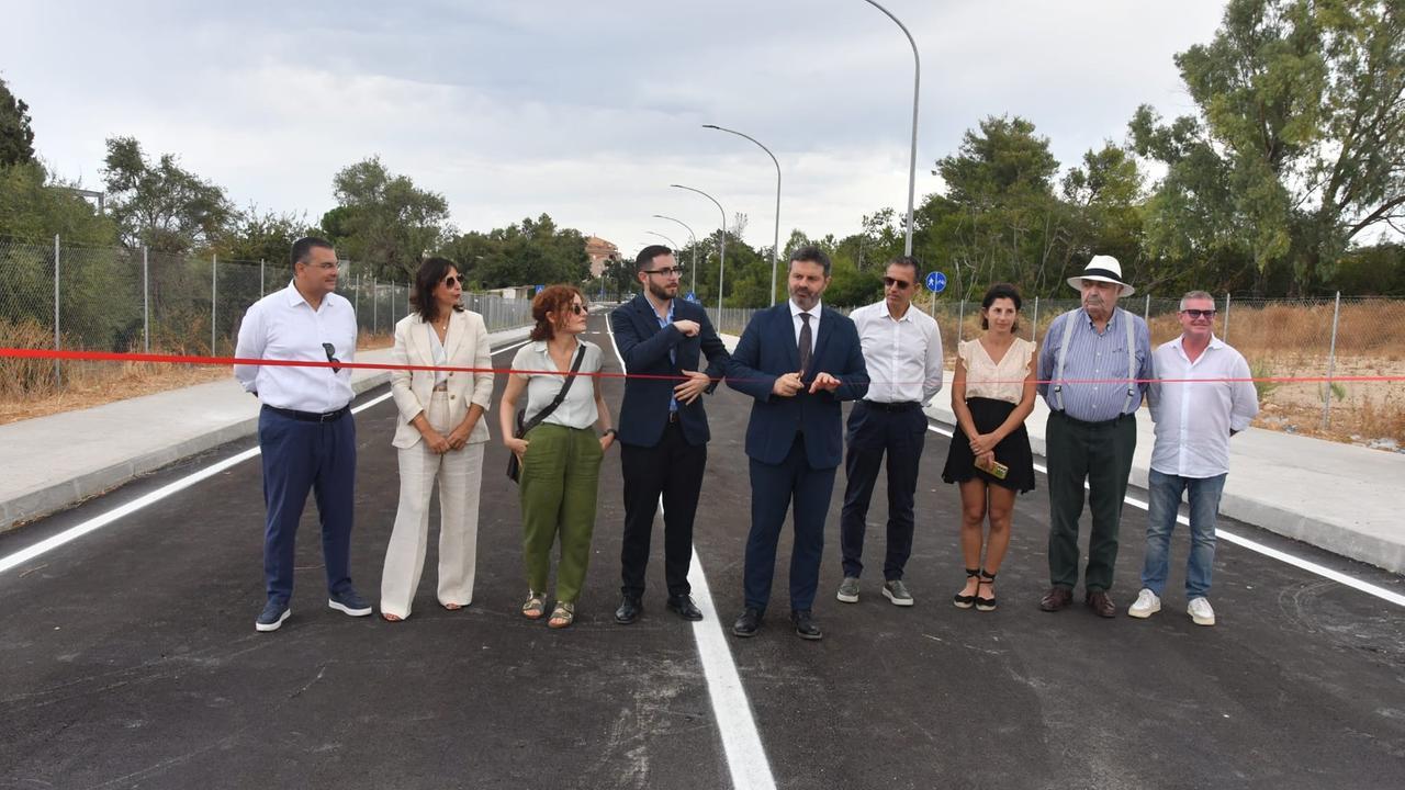 Sassari, aperta al traffico la strada che collega via Milano con via Luna e Sole