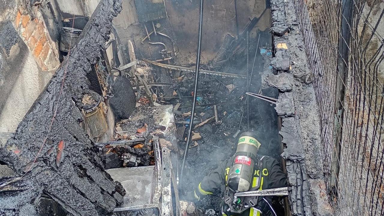 A fuoco la lavanderia di un b&b: cosa è successo