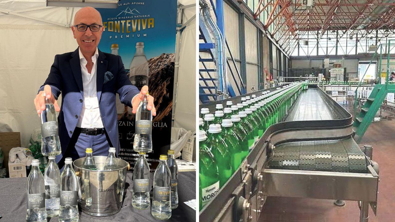 Il presidente di Evam Massimo Gelati e la sede dell’azienda