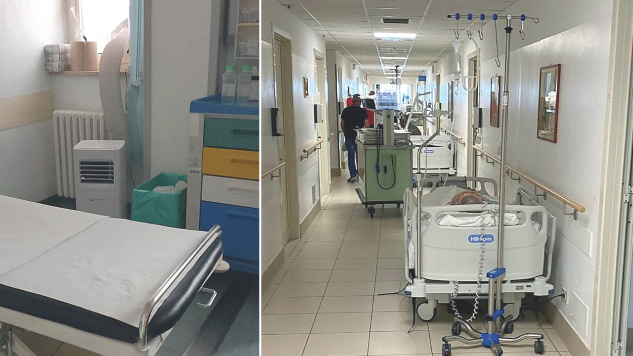 Emergenza caldo, nei reparti del San Francesco di Nuoro pinguini e ventilatori. La denuncia: «Nelle hall temperature vicine ai 40 gradi»