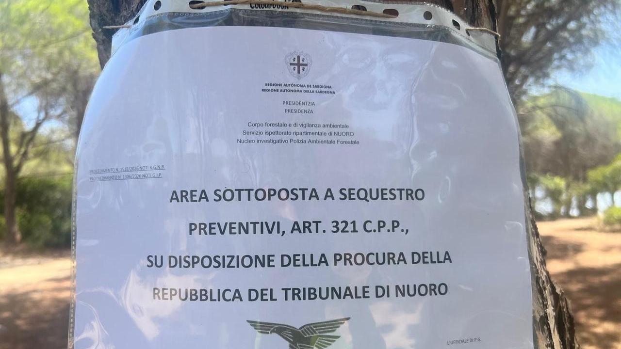 Sigilli della Procura nella pineta di Su Barone