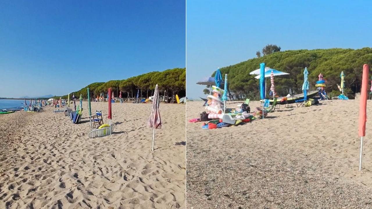 Estate cafona in Sardegna, le spiagge invase da ombrelloni e lettini “segnaposto”