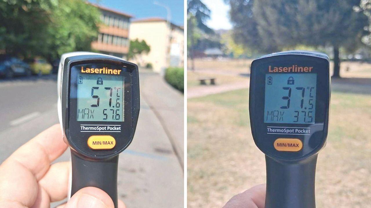 Pistoia, il caldo non dà tregua: l’asfalto ribolle in tutta la città – Temperature anche a 58 gradi, i dati zona per zona