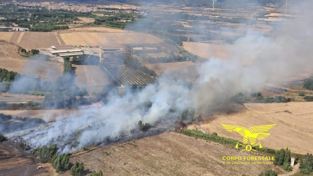 Incendi, emergenza in Sardegna: cinque fronti aperti tra centro, nord e sud dell’isola