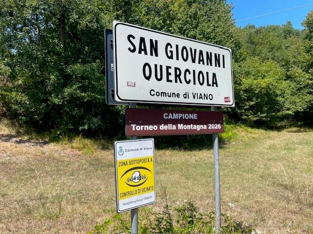Torneo della Montagna, il caso del cartello che celebra la vittoria della Querciolese