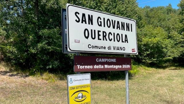 Torneo della Montagna, il caso del cartello che celebra la vittoria della Querciolese