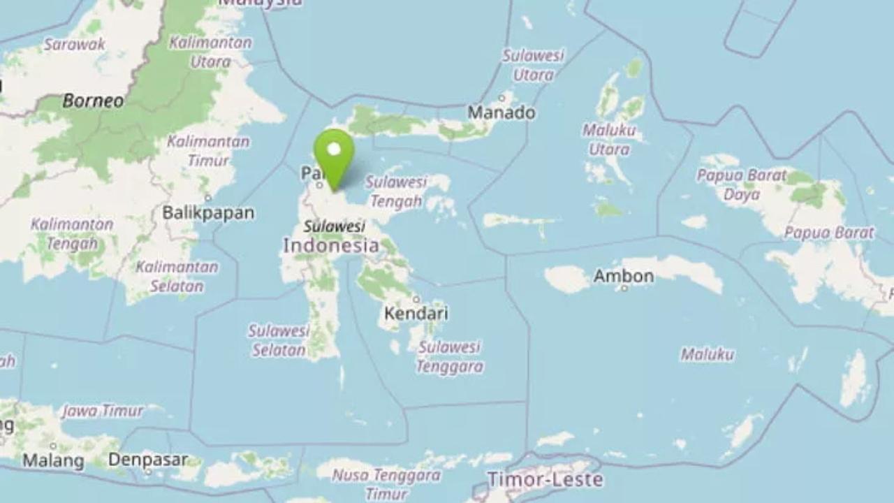 L'epicentro del terremoto
