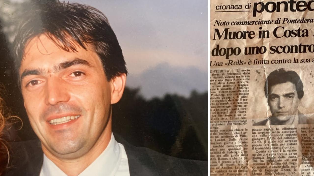 Federigo Ghera e la notizia sui giornali dell'epoca 