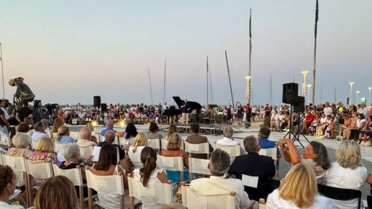 
	Un momento del concerto (foto Comune, Fb)

