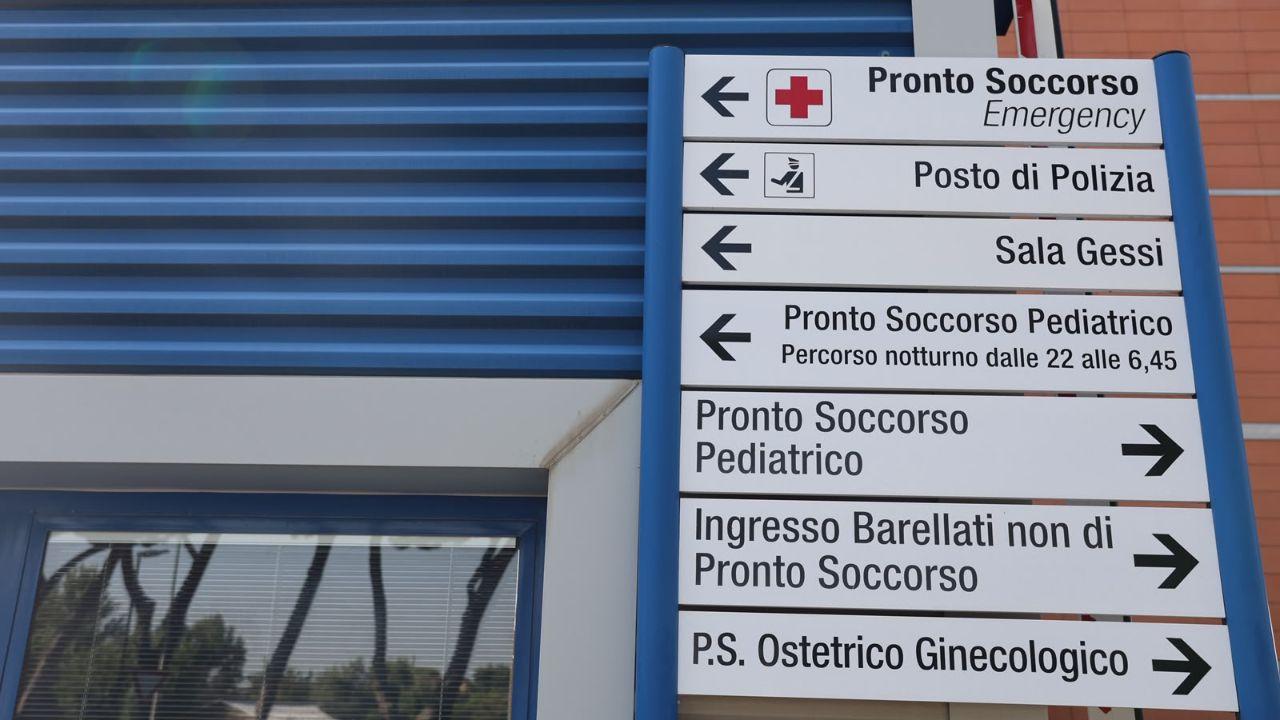 
	L'esterno del pronto soccorso

