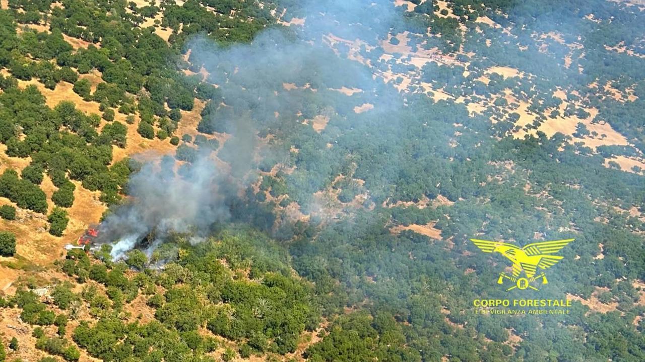 Ancora incendi nell’isola: fiamme nell’agro di Nuoro