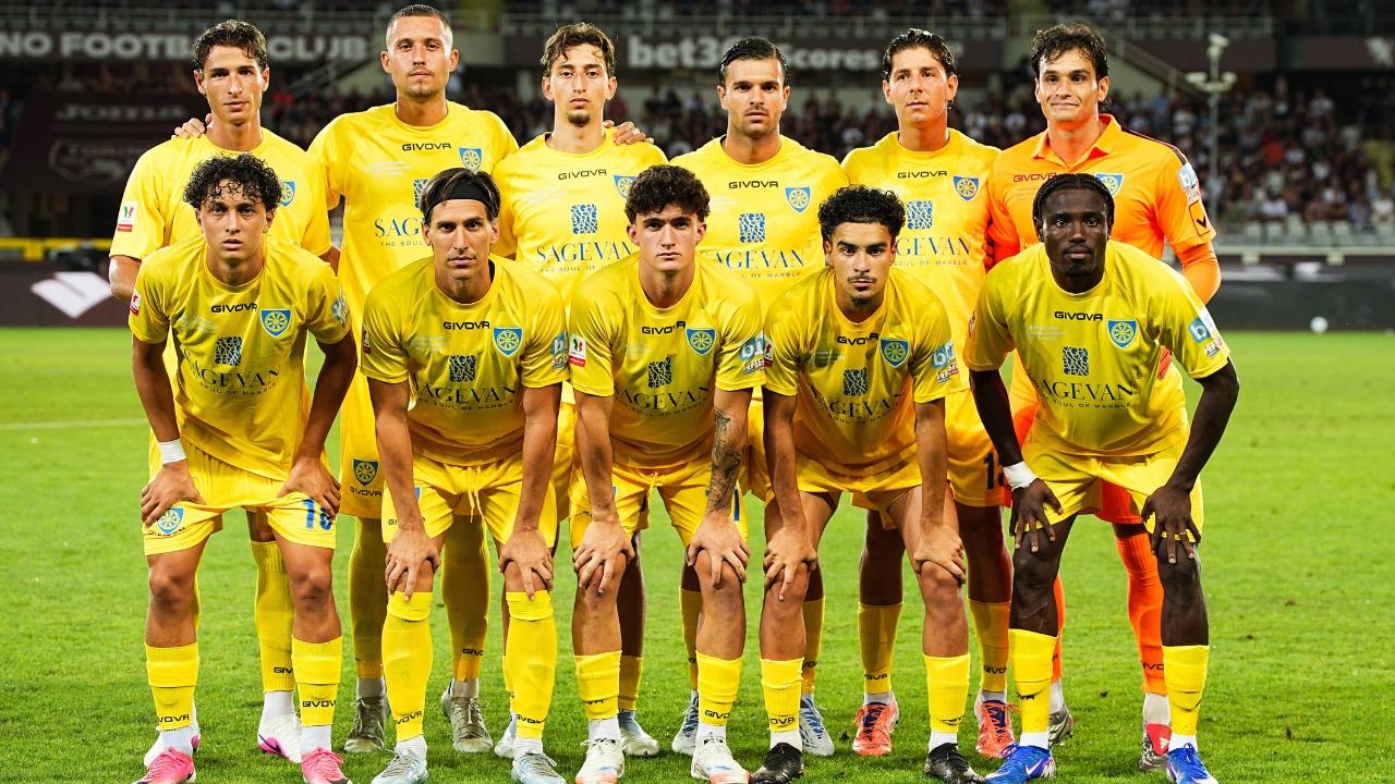 Gli undici gialloazzurri a Torino