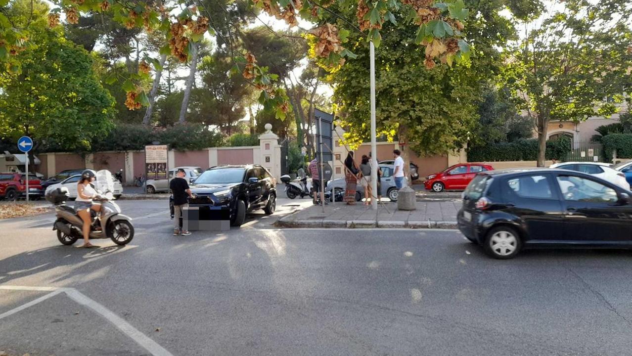 L'incidente in viale Alfieri