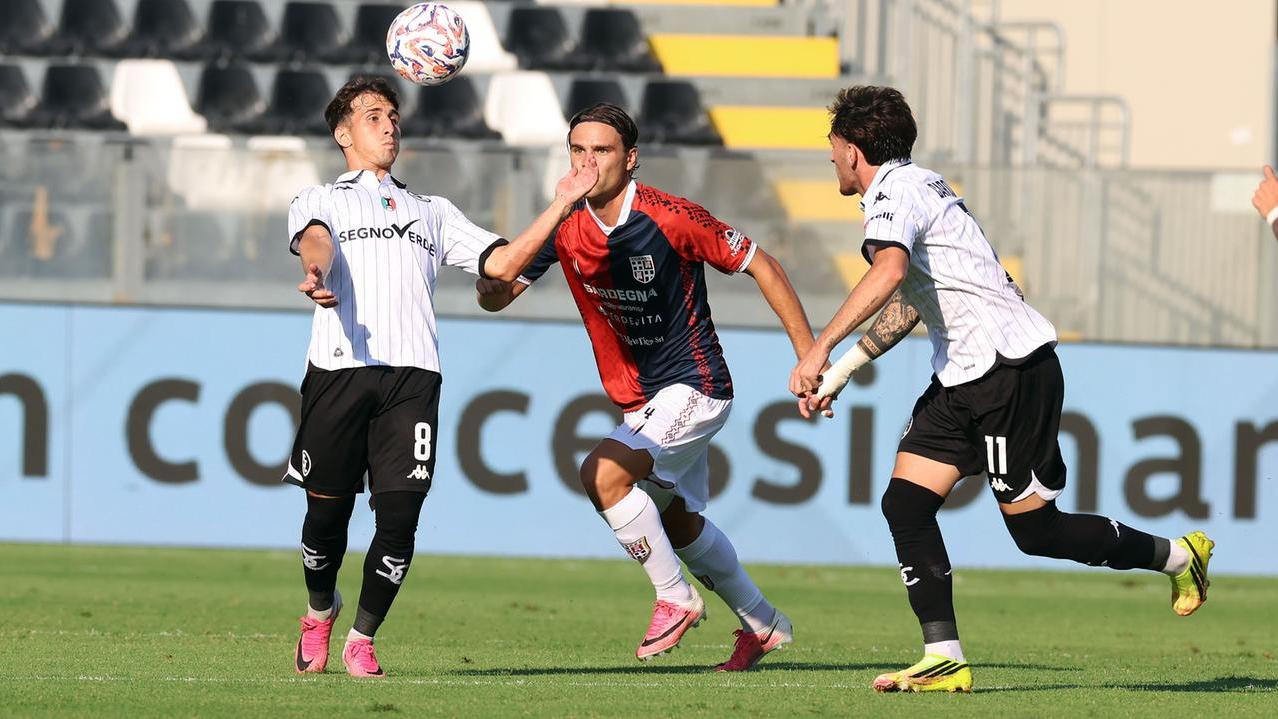 Il torresino Michael Brentan in azione (foto ufficio stampa Spezia Calcio)
