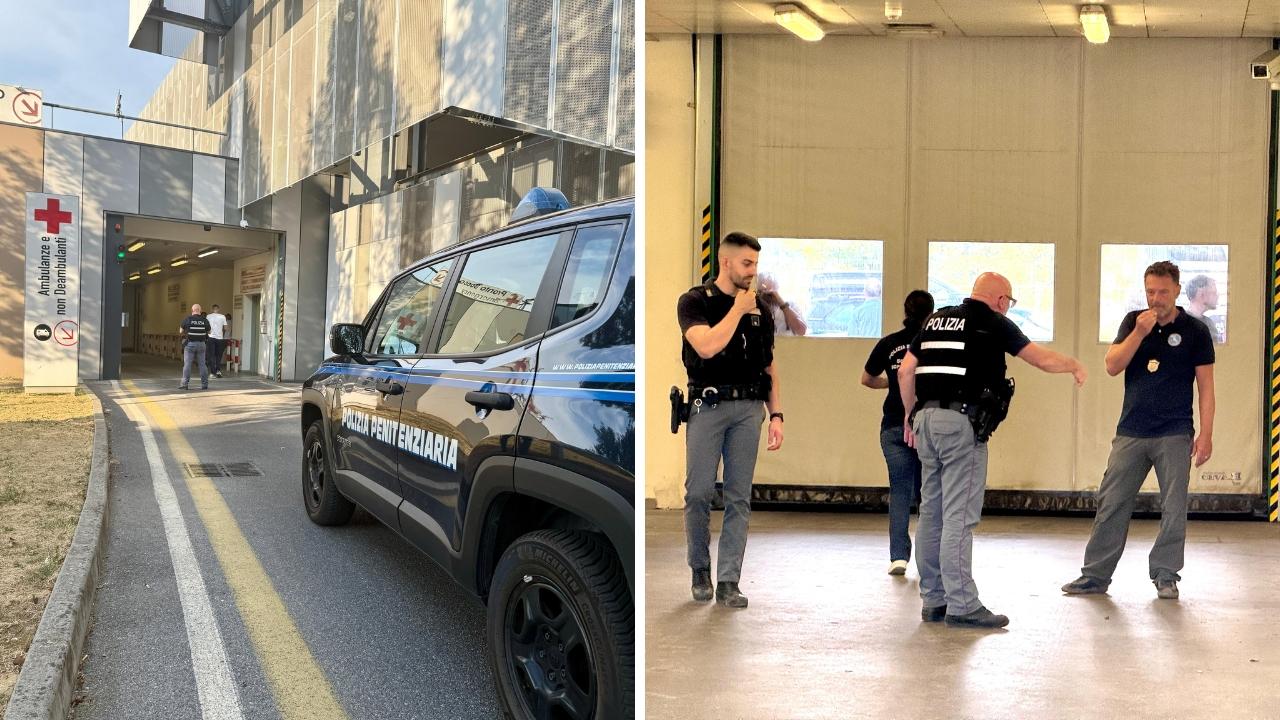
	La polizia sul luogo della sparatoria (Foto Nucci)

