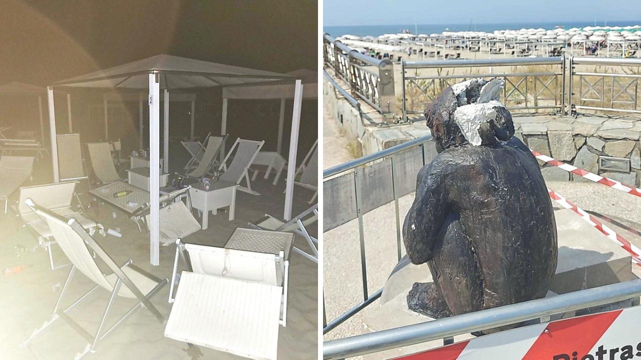 Botte, minacce e vandalismi: il racconto di un Ferragosto caldissimo tra Viareggio e la Versilia
