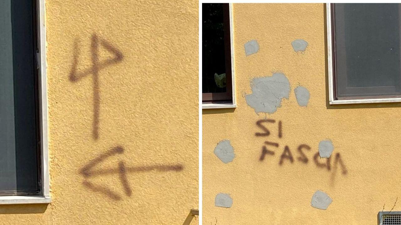 
	Le foto delle scritte al centro della polemica

