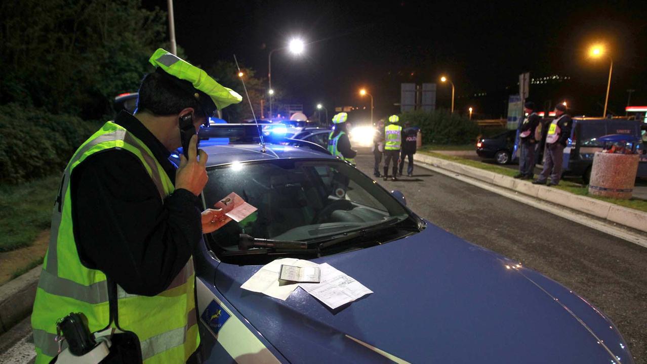 Un controllo della polizia (foto d'archivio)