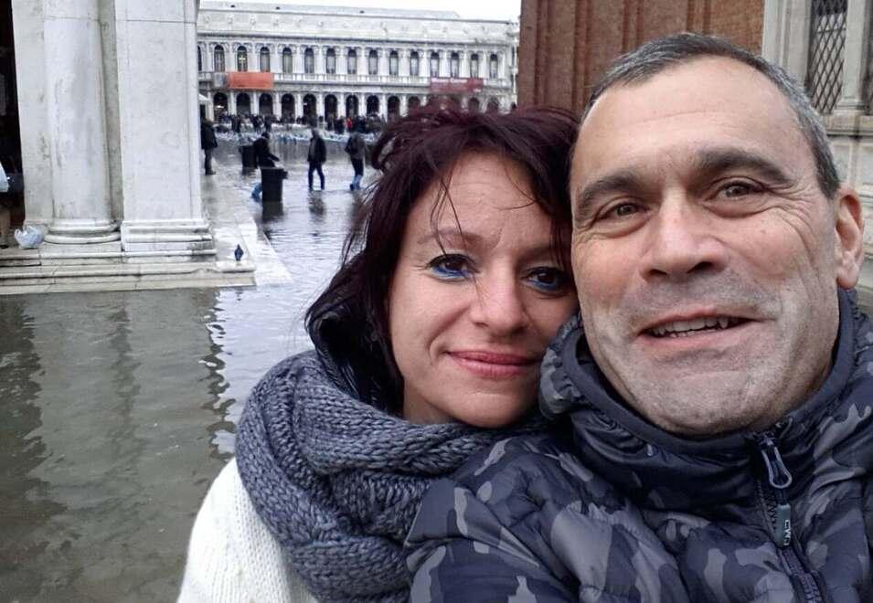 
	Liana Galli col marito Enrico Romagnoli

