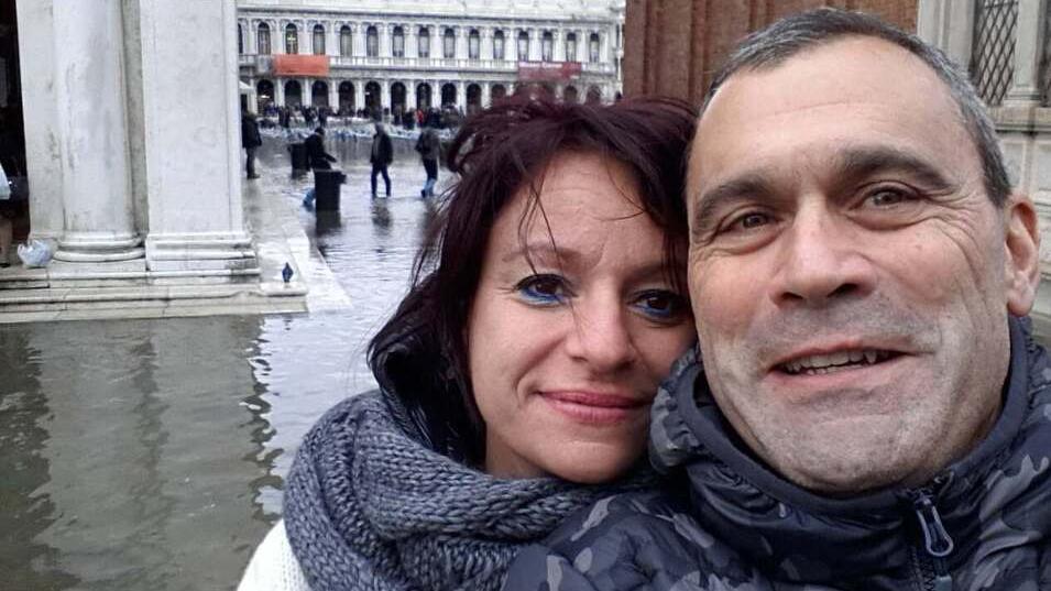 Liana Galli col marito Enrico Romagnoli