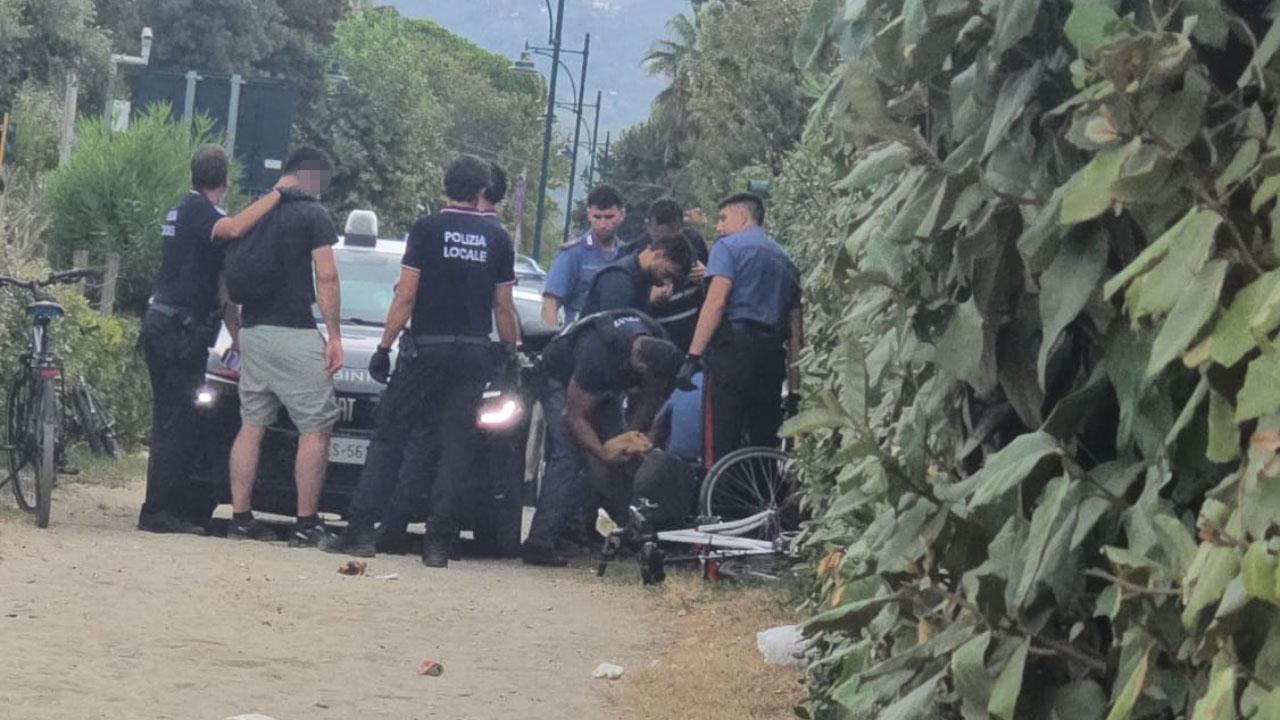 L'intervento delle forze dell'ordine