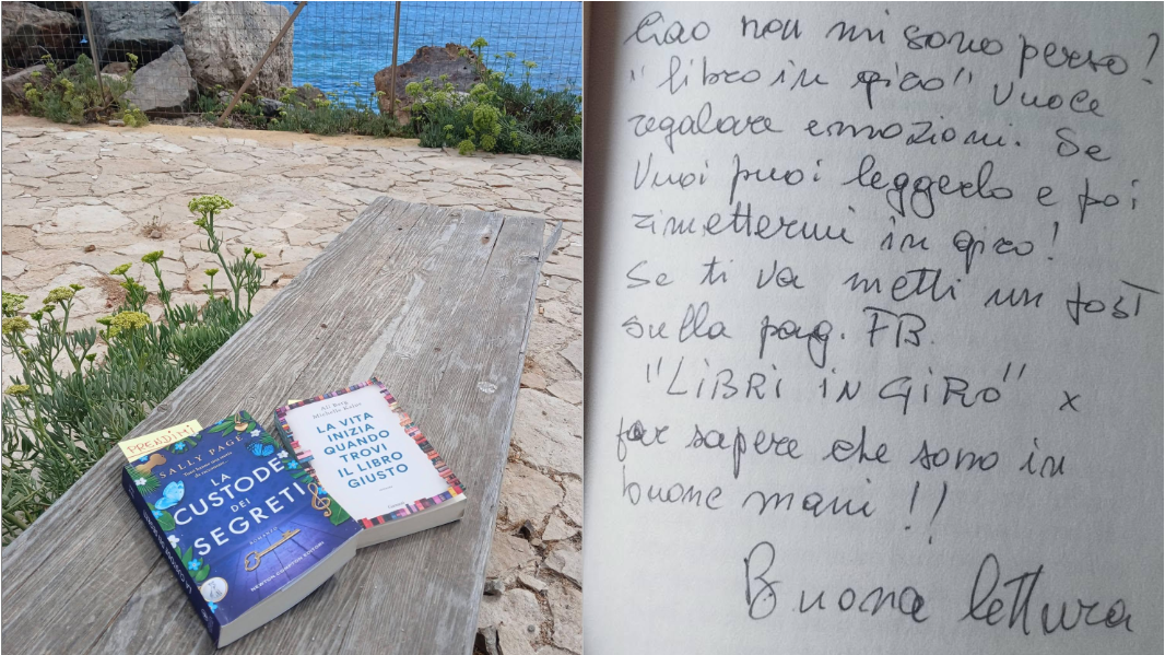 Bookcrossing, «Prendimi, leggimi e fammi viaggiare»: “i libri in giro” conquistano l’isola – Di cosa si tratta
