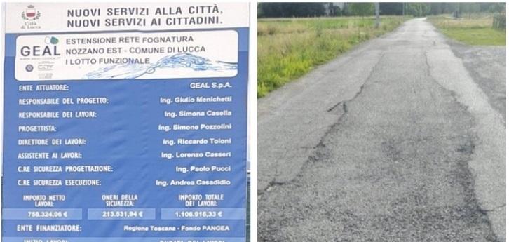 Nozzano, pagano l’allaccio ma le fogne sono sbagliate 
