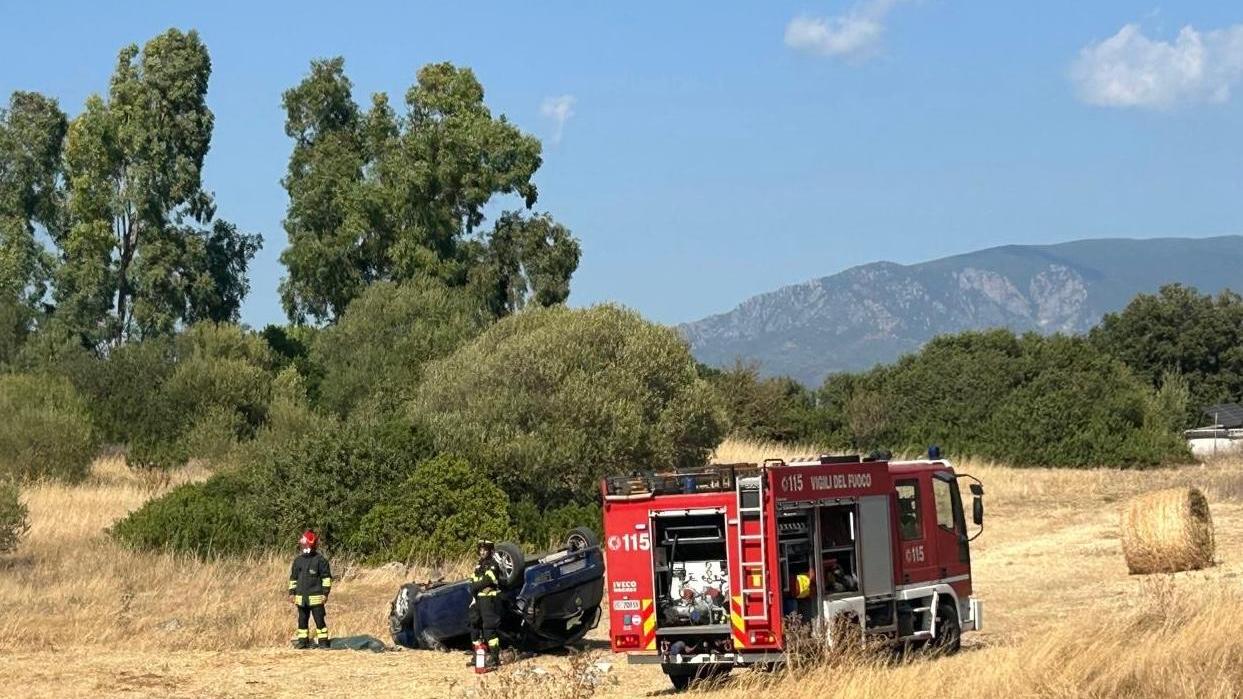 L'incidente a Piscinas - foto Mario Rosas