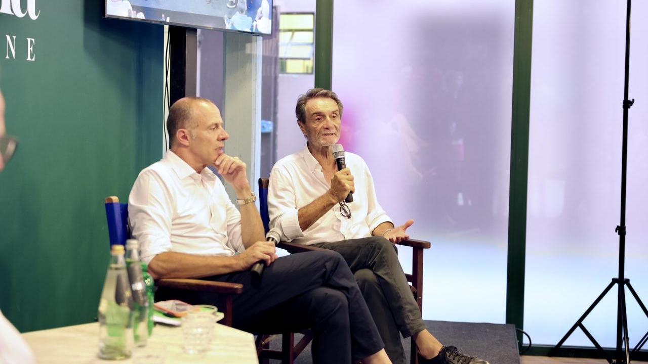 Un momento dell'incontro (foto Giannini)