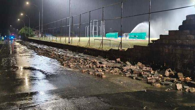 Il muro crollato