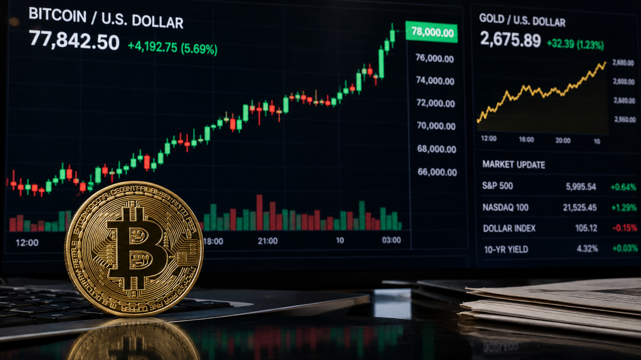 Bitcoin torna a correre e sfiora gli 80mila dollari: cosa c’è dietro il nuovo rally delle criptovalute