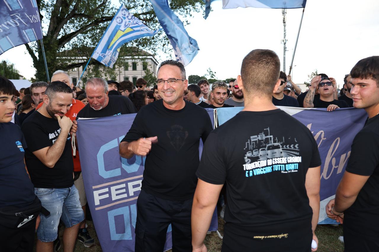 «Spal, vinciamo insieme». Portelli si gode il popolo biancazzurro e lancia il sogno