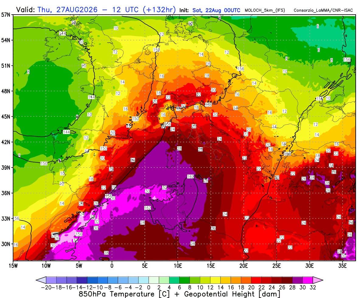 Il caldo non lascia la Sardegna: nuova fiammata africana in arrivo con punte di oltre 40 gradi