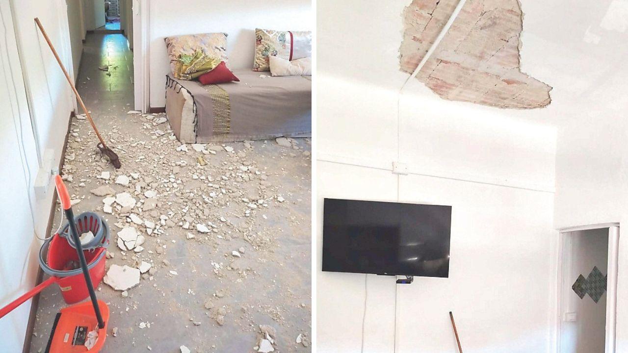 I danni nella casa popolare