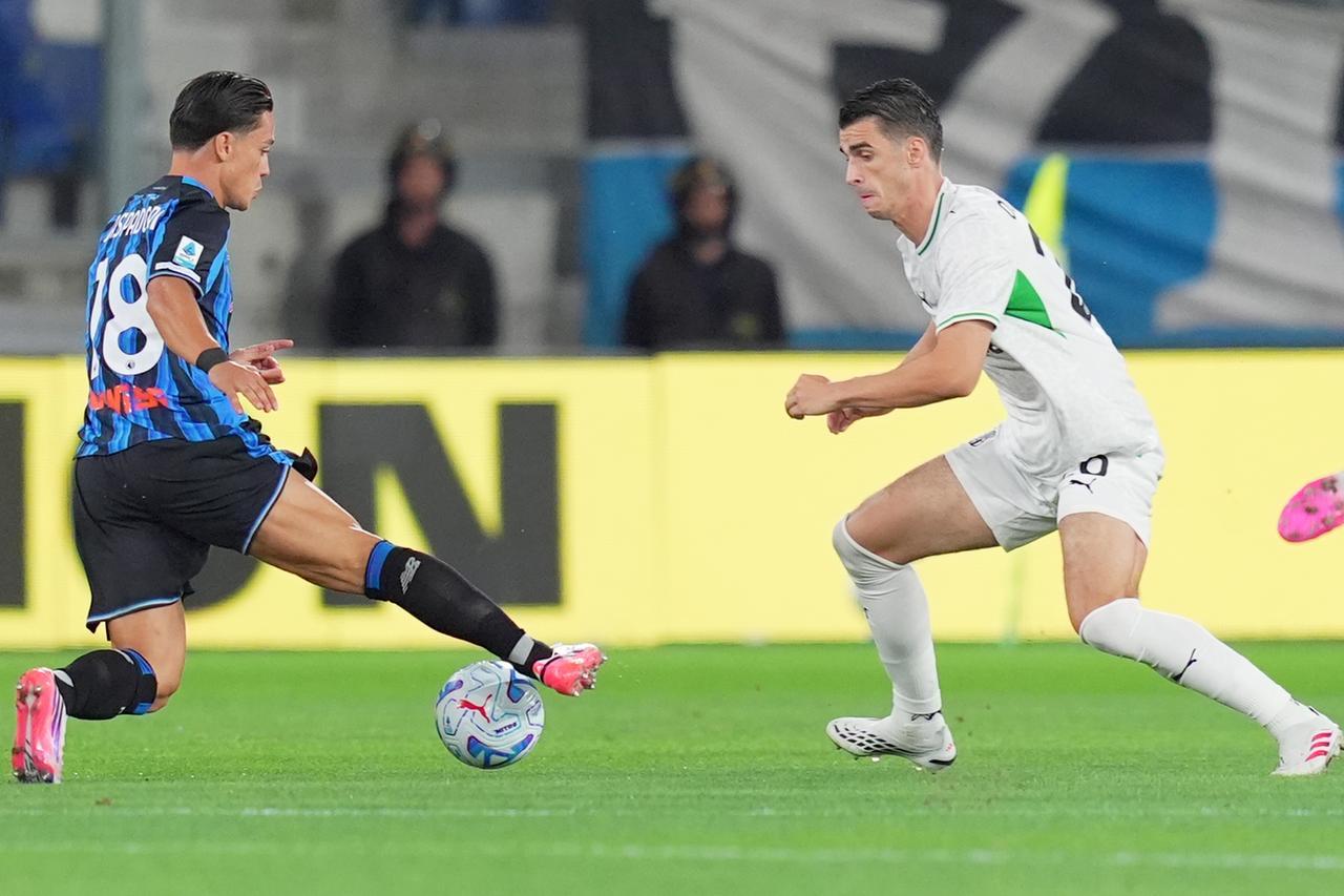LA DIRETTA, Atalanta Sassuolo 1-0 (6’ Raspadori)