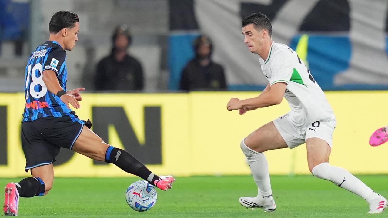 LA DIRETTA, Atalanta Sassuolo 1-0 (6’ Raspadori)
