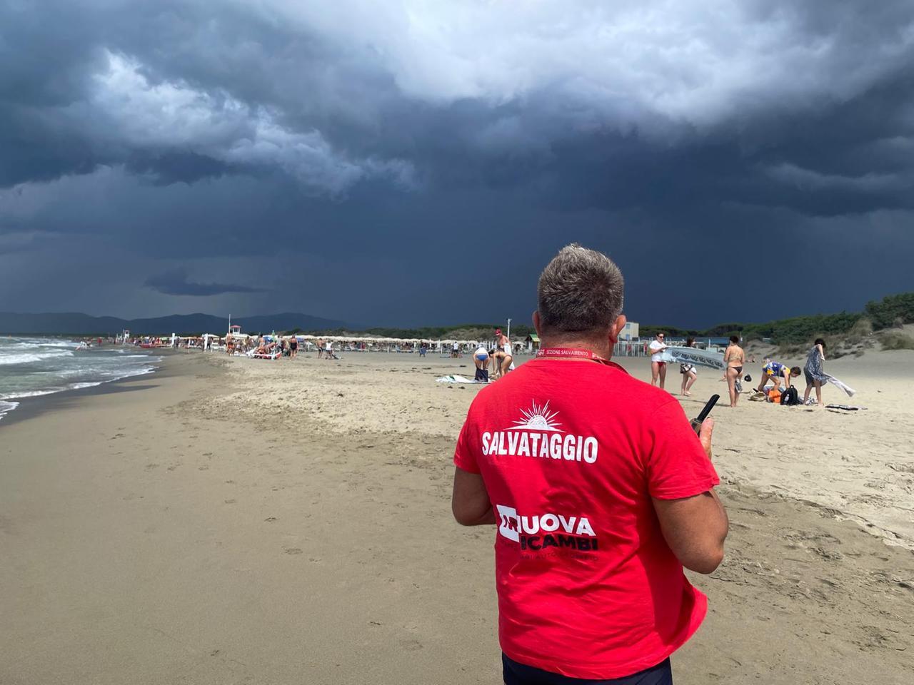 
	Temporali in arrivo anche sulla costa (foto d'archivio)

